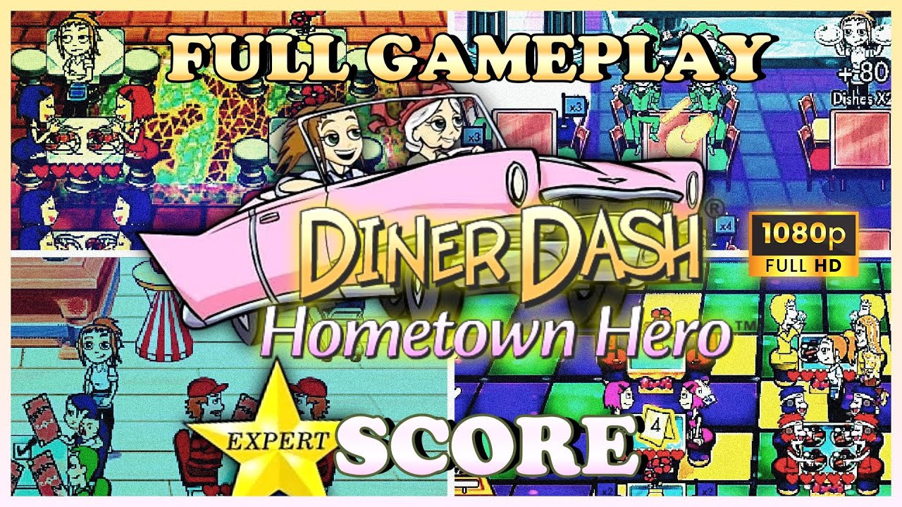 Diner Dash 4 - Full Game HD (Expert Score) [NO COMMENTARY]