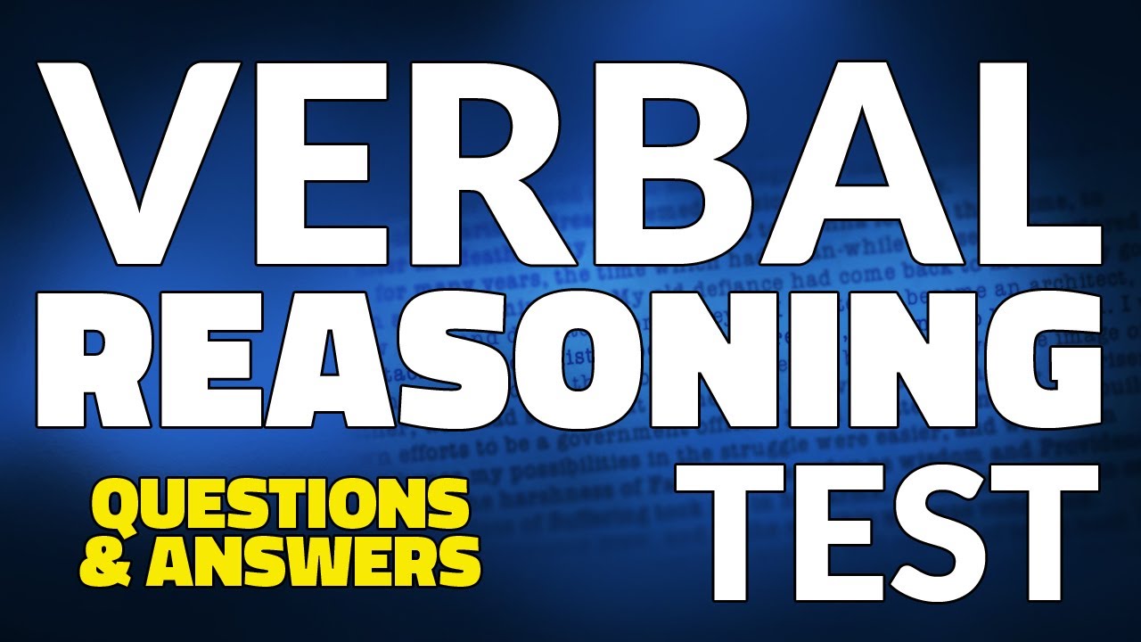 How to Pass VERBAL REASONING TEST - Questions and Answers with Solutions