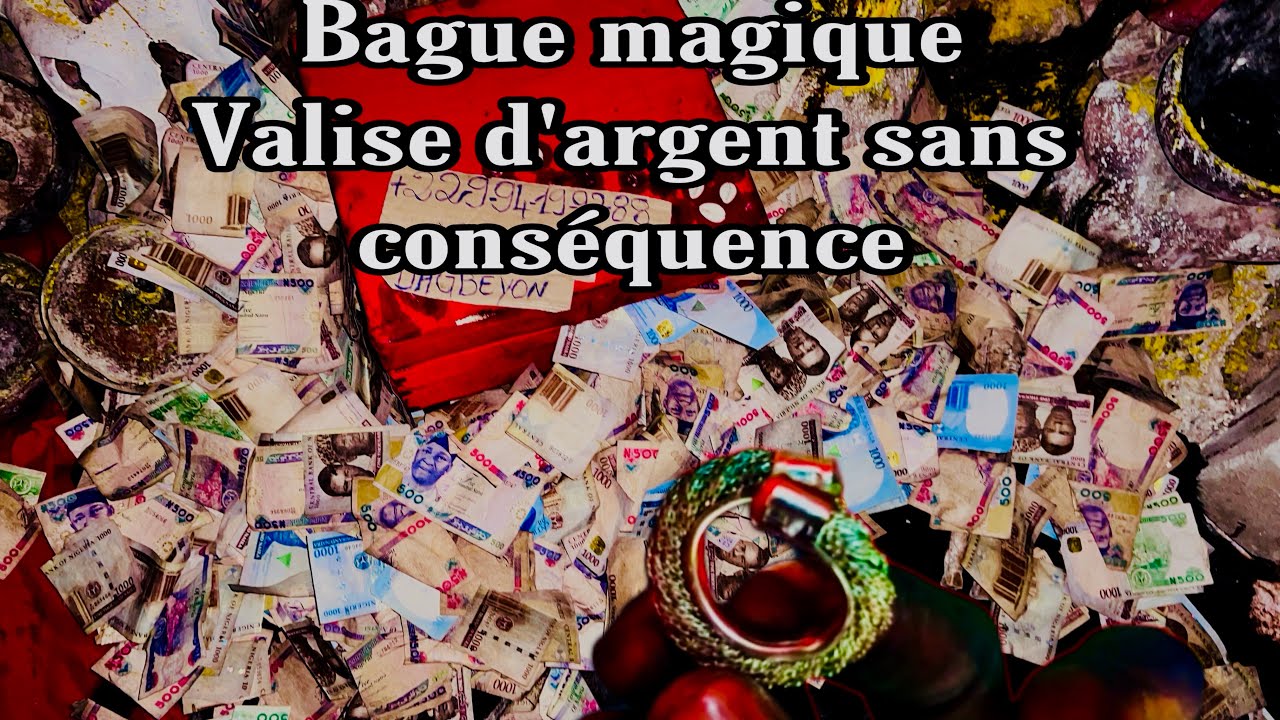 Bague magique démonstration et explication valise magique (portefeuille magique)