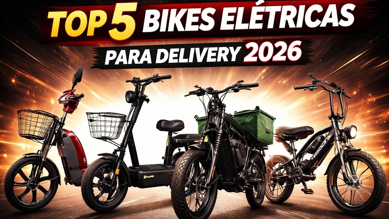 TOP 5 Melhores Bicicletas Elétricas Para Trabalhar com Delivery em 2026