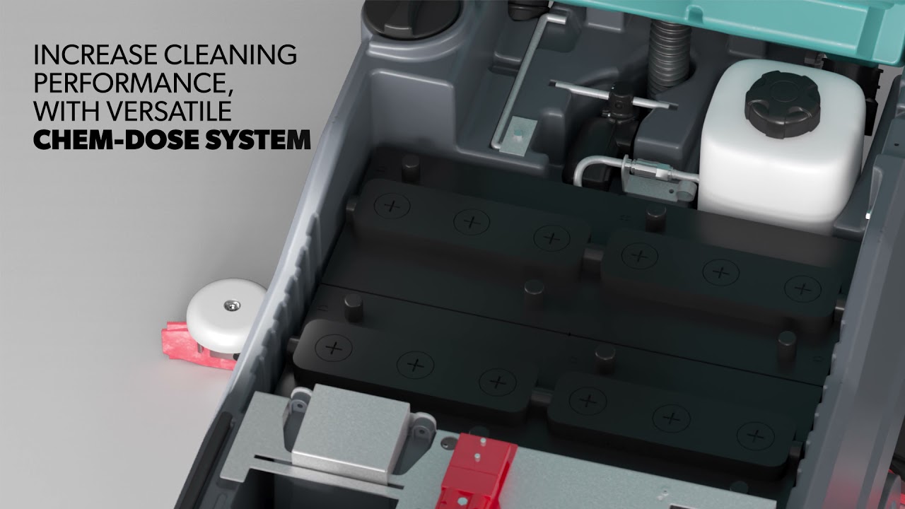 The Tennant T581 Micro Ride-On Scrubber