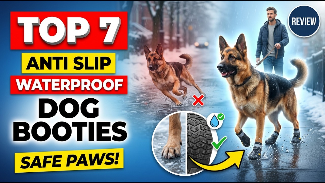 Top 7 Best Dog Booties Anti Slip Waterproof Review (Exclusive) Vet Approved Picks 2026