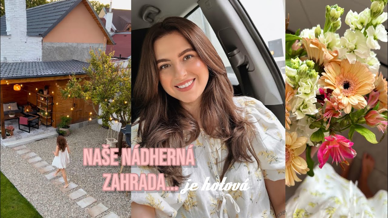 VLOG | Naše kouzelná zahrada, nové vlasy & tipy na jídla