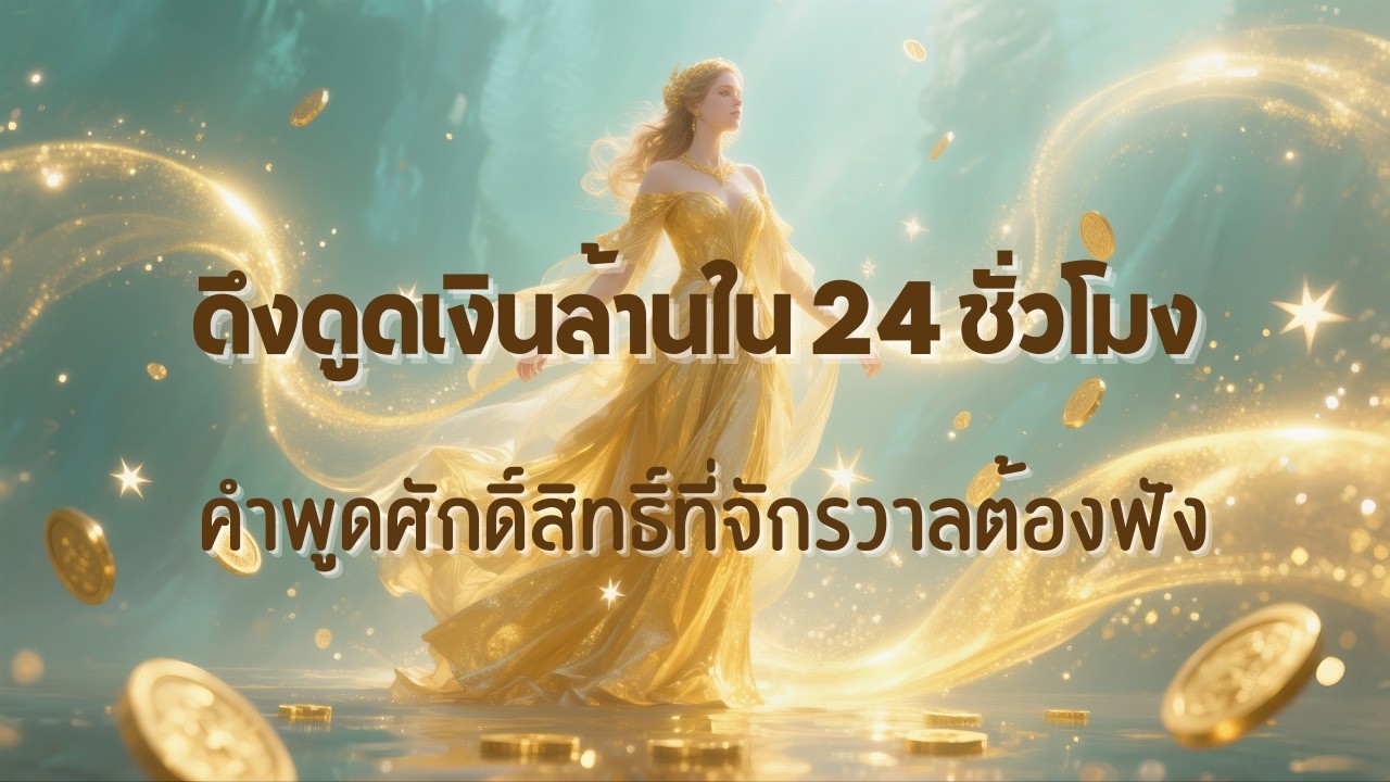 ปาฏิหาริย์ทางการเงิน : ดึงดูดเงินล้านใน 24 ชั่วโมง คำพูดศักดิ์สิทธิ์ที่จักรวาลต้องฟัง