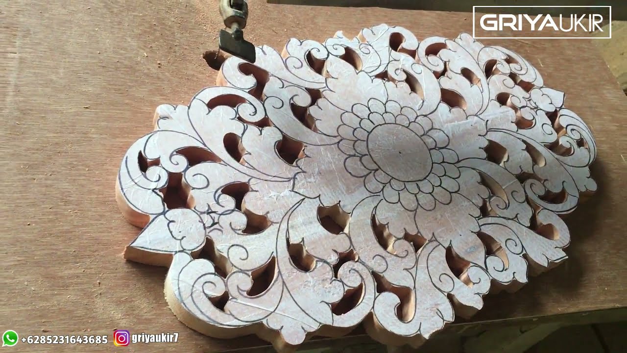 tutorial ukiran krawangan dengan gergaji jigsaw dan scrolsaw rakitan