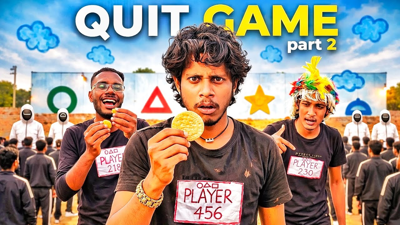 QUIT GAME part-2 ⚫🔺◼️ || WELCOME TO END || WTE #trending  
