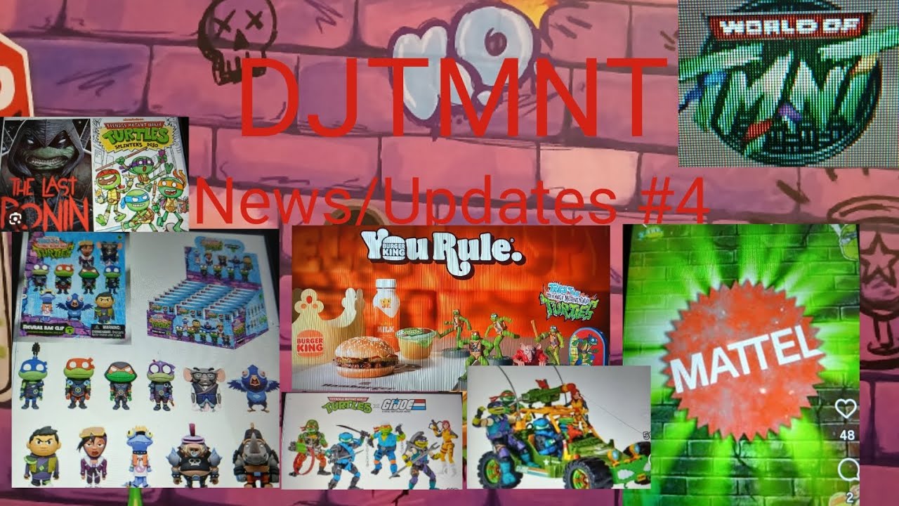 DJTMNT: TMNT News/Updates #4: Mattel owns TMNT toys, New bag clips, GIJOE Crossover toys and more!