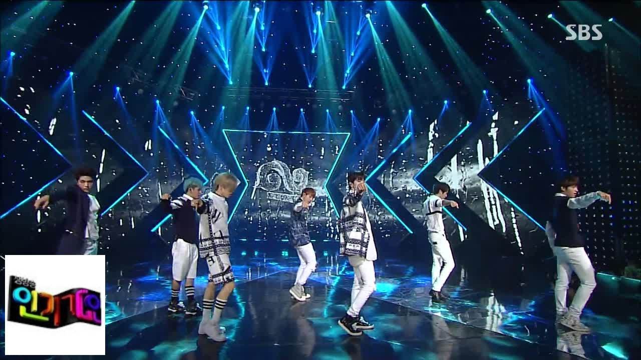 [INFINITE] Дожди @ популярная песня Inkigayo 140629