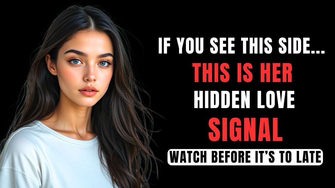 If She Lets You See THIS Side of Her, Love Has Already Started | Female Psychology
