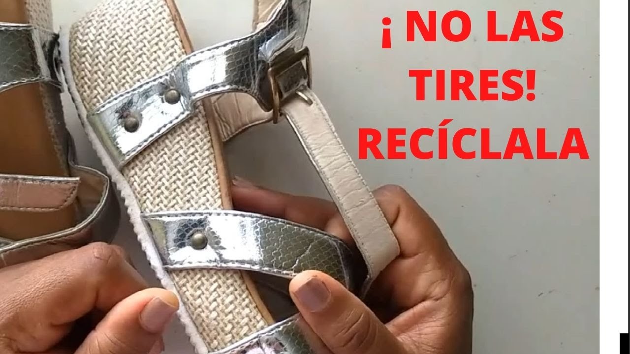 CÓMO RECICLAR SUELAS DE PLATAFORMA😘 paso a paso