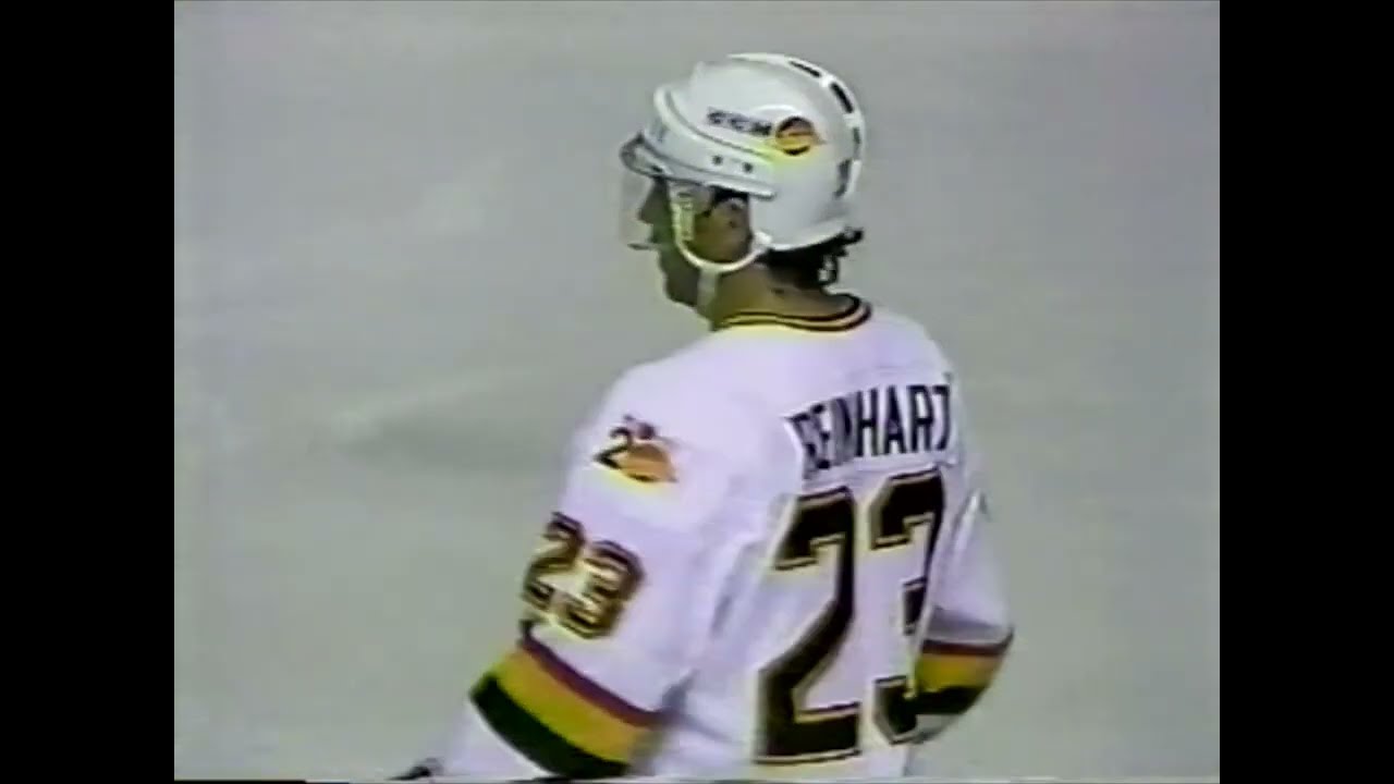 Throwback: Paul Reinhart 4 Point Game vs Bruins, 2G 2A (Oct. 15, 1989) (TV38)