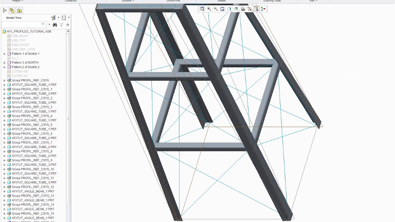 Tutorial  In Depth Example of Using Creo's Advanced Framework Extension