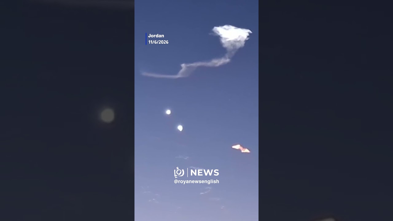🇯🇴 🇮🇷 Iranian missiles targeting Jordan intercepted