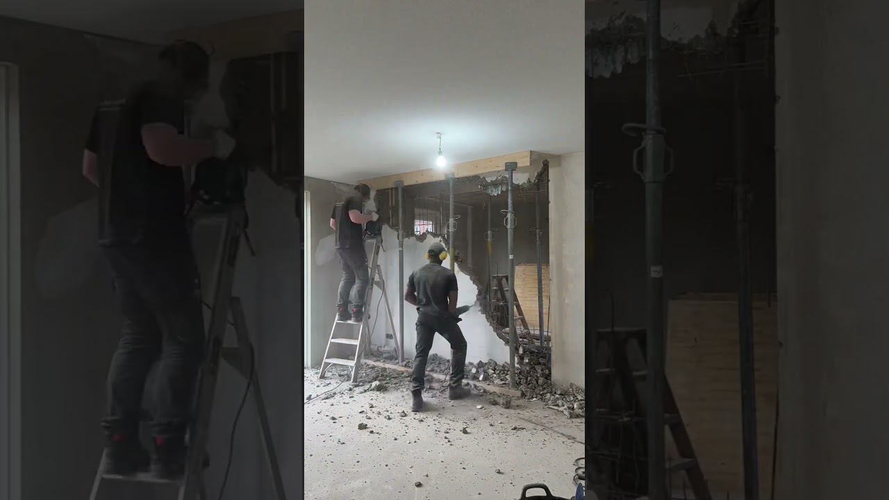 Hoe verwijder je een draagmuur 