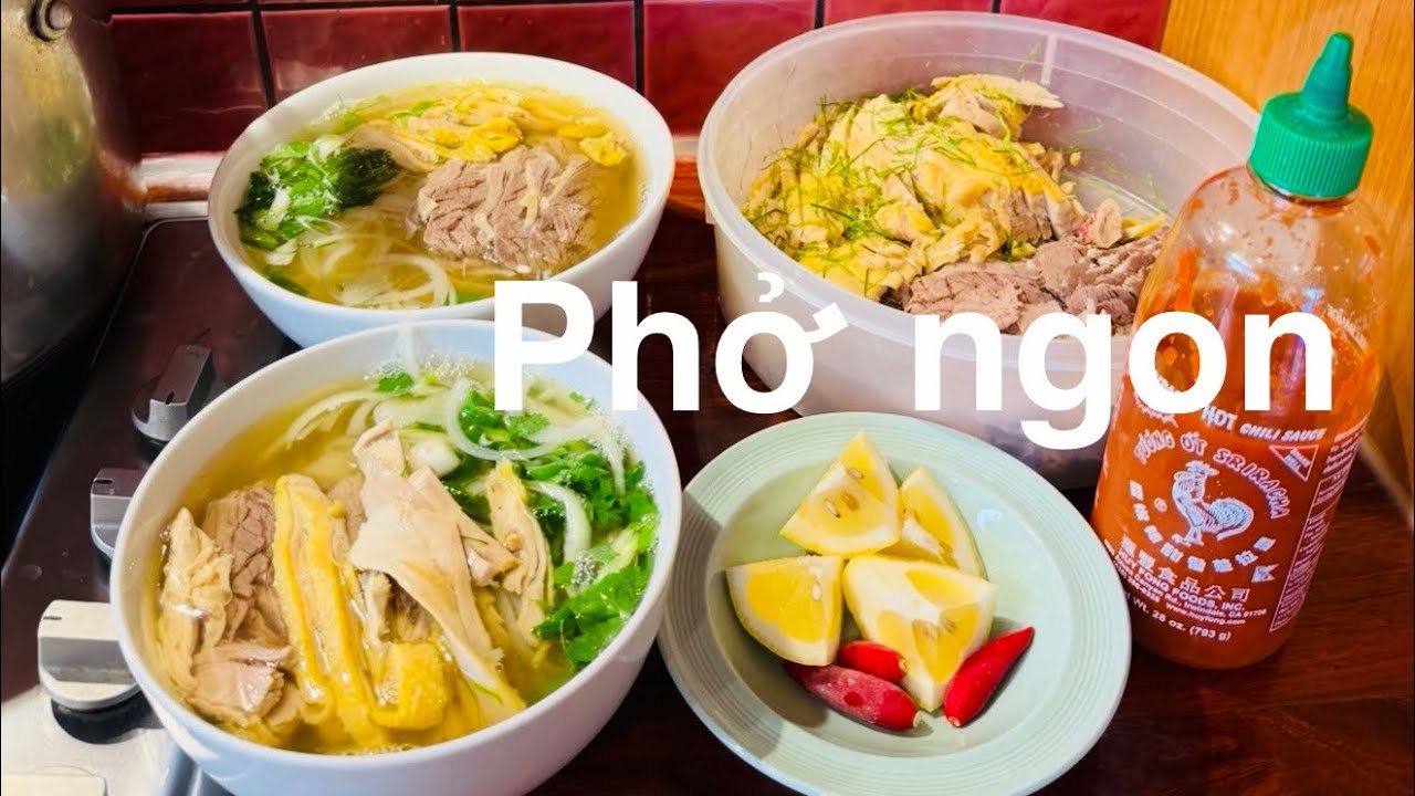 Cách nấu phở bò gà ngon #phongon #phobo#food #cooking #nauantainha #soup 