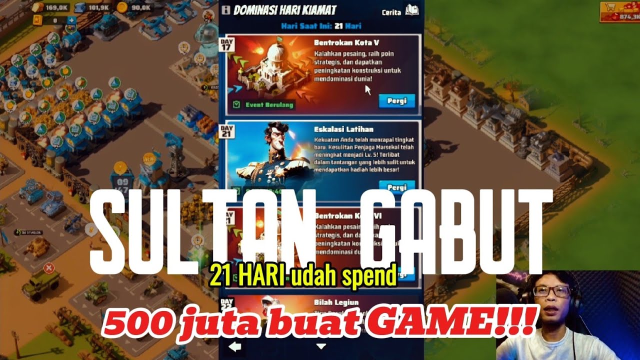 REVIEW AKUN 21 HARI TOP SERVER SPEND 500JT 