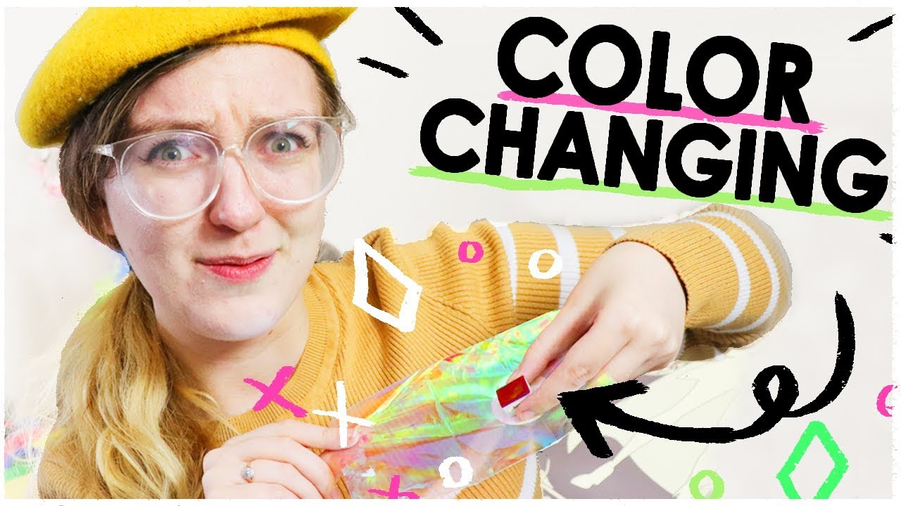 MAGIC PAINT that CHANGES COLOR! - Trying Handmade Watercolor we got on ETSY - Review