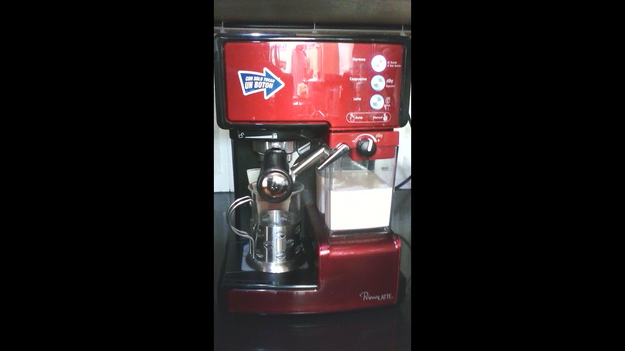 Capuccino y manejo de cafetera oster prima latte, una estupenda Máquina.