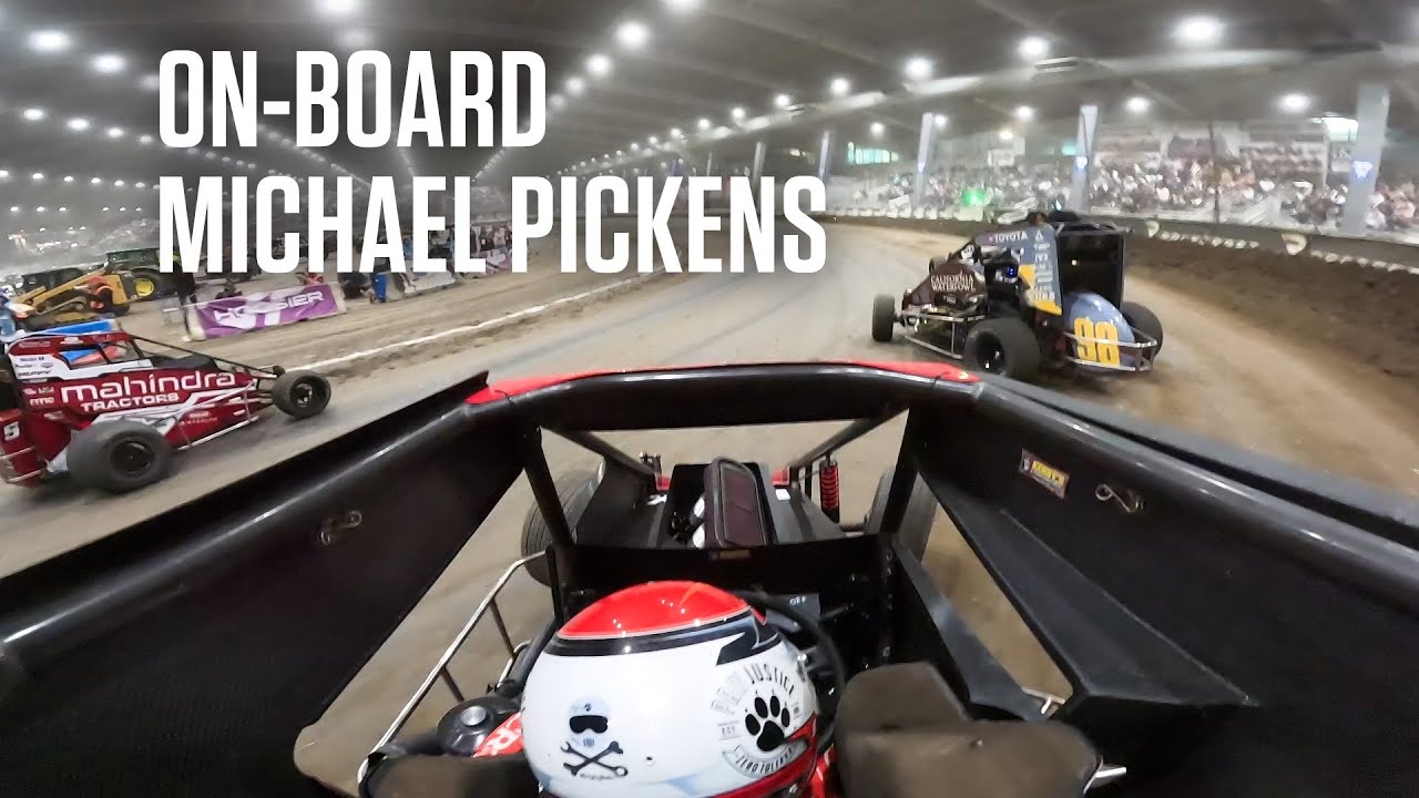 On-Board: Ride WIth Michael Pickens For Wild Monday Chili Bowl Prelim
