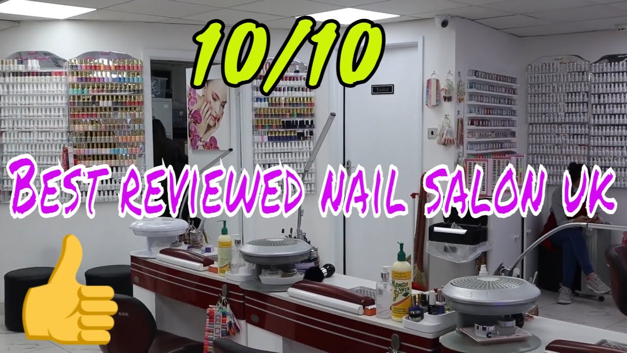 I WENT TO THE BEST REVIEWED NAIL SALON | ENGLAND UK