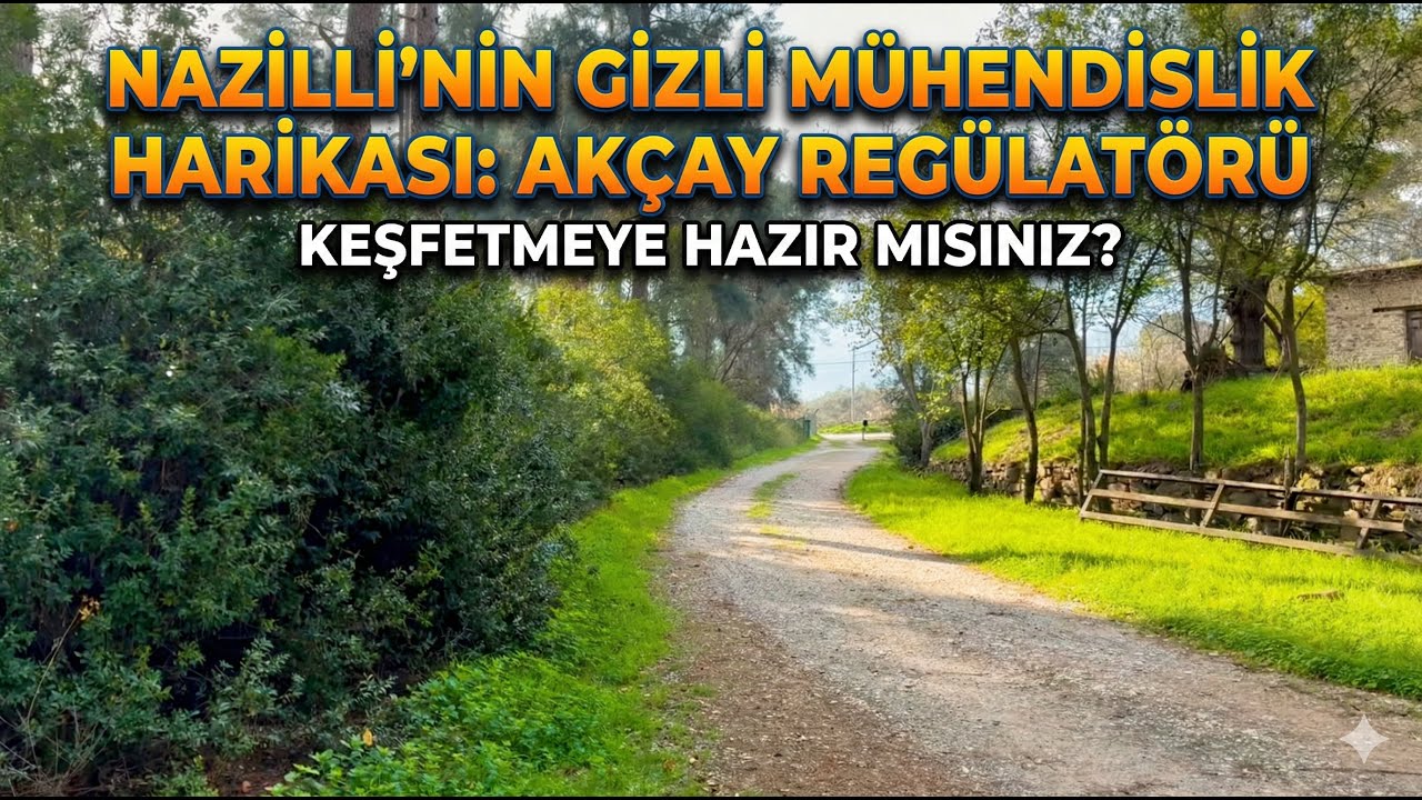 Nazilli'de Doğa ve Mühendislik: Akçay Regülatörü'nü Keşfettik