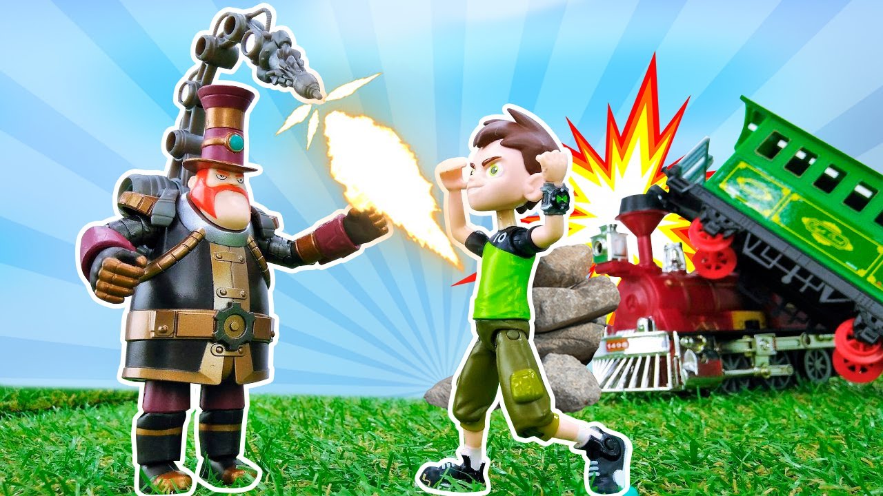 Ben 10 çocuk oyunları. Ben 10 dönüşümü! Seçkin bölümler! Oyuncak videosu