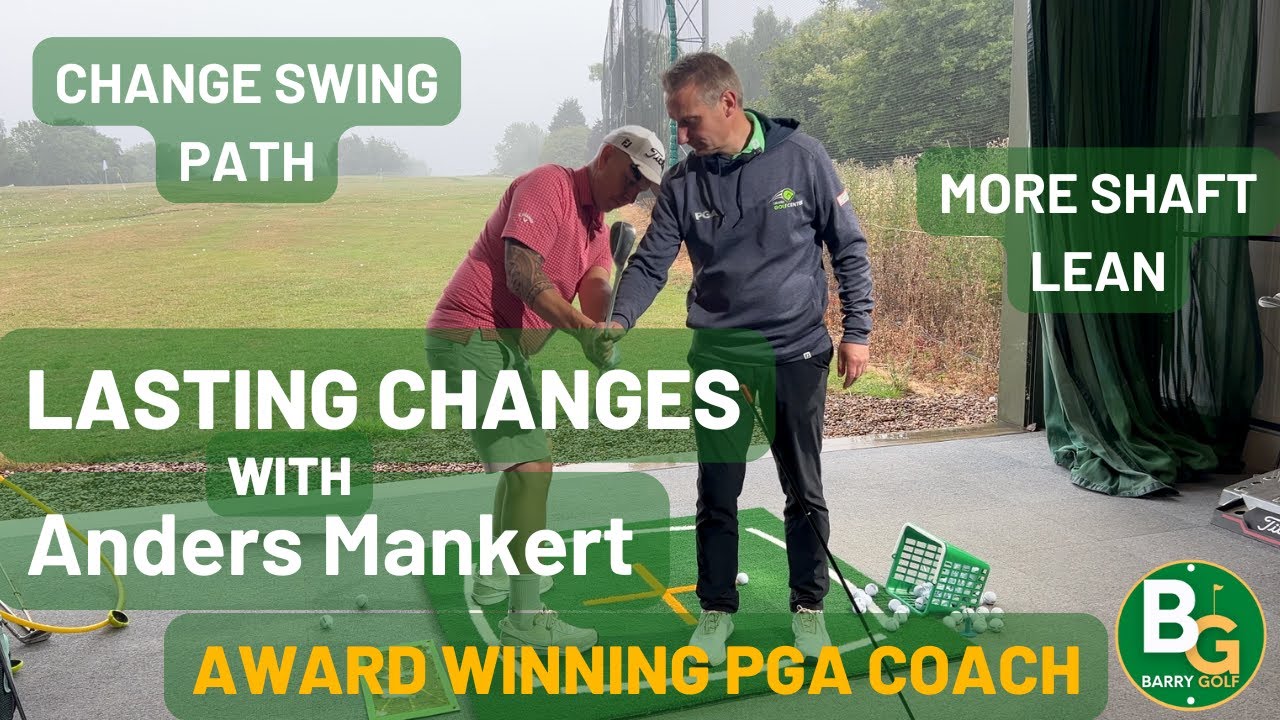 LESSON WITH PGA MASTER! MORE SHAFT LEAN & STRONGER BALL FLIGHT
