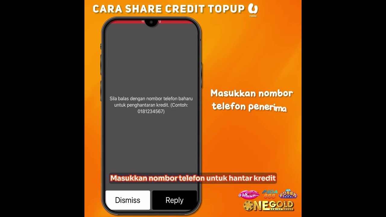 CARA BERKONGSI KREDIT TOPUP UMOBILE