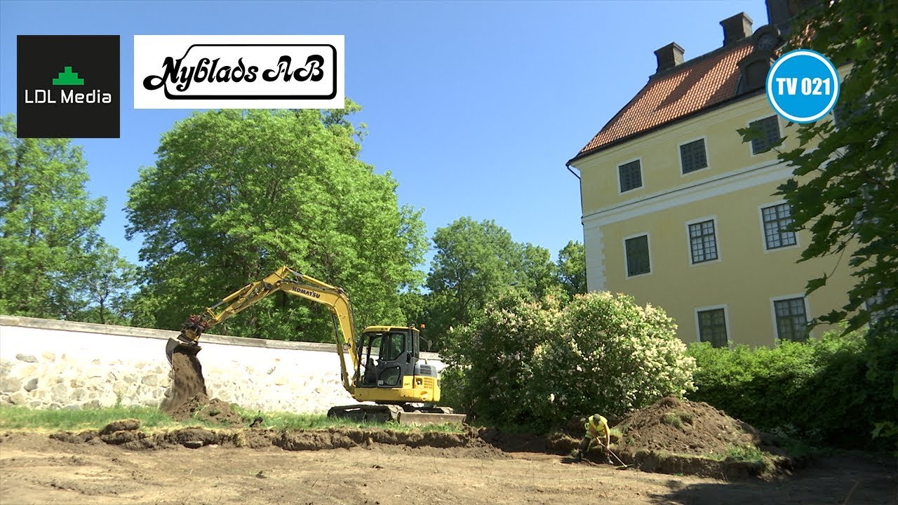 Arkeologiska utgrävningar vid Ängsö slott