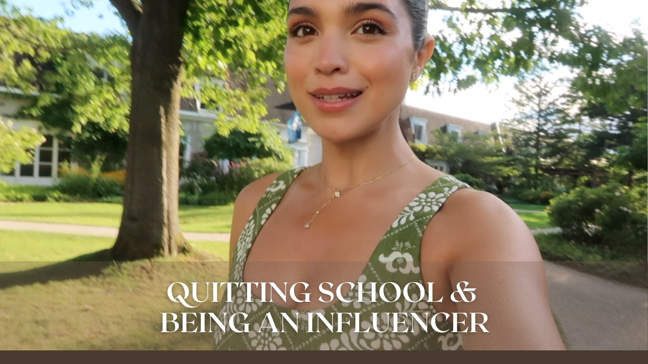 QUITTING SCHOOL & BEING AN INFLUENCER | VLOG S6:E29 | Samantha Guerrero