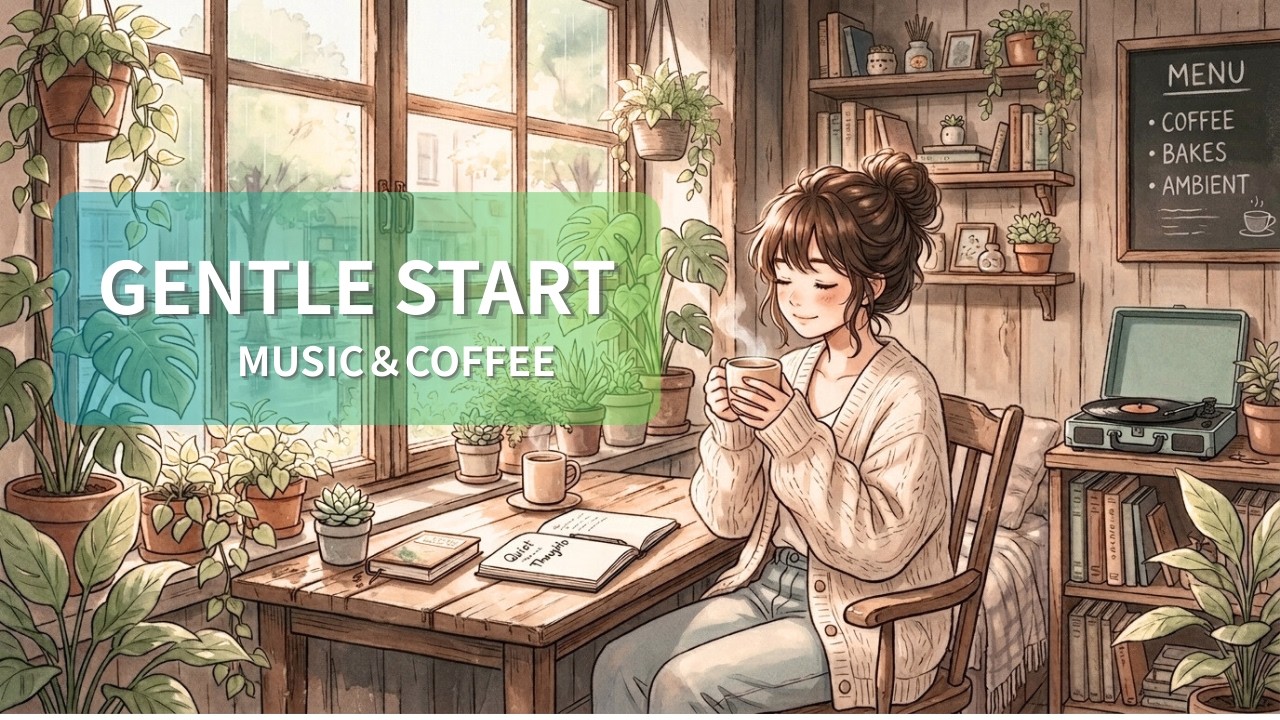 Serene Study with Me | Plants, Tea, and Gentle Lofi Music