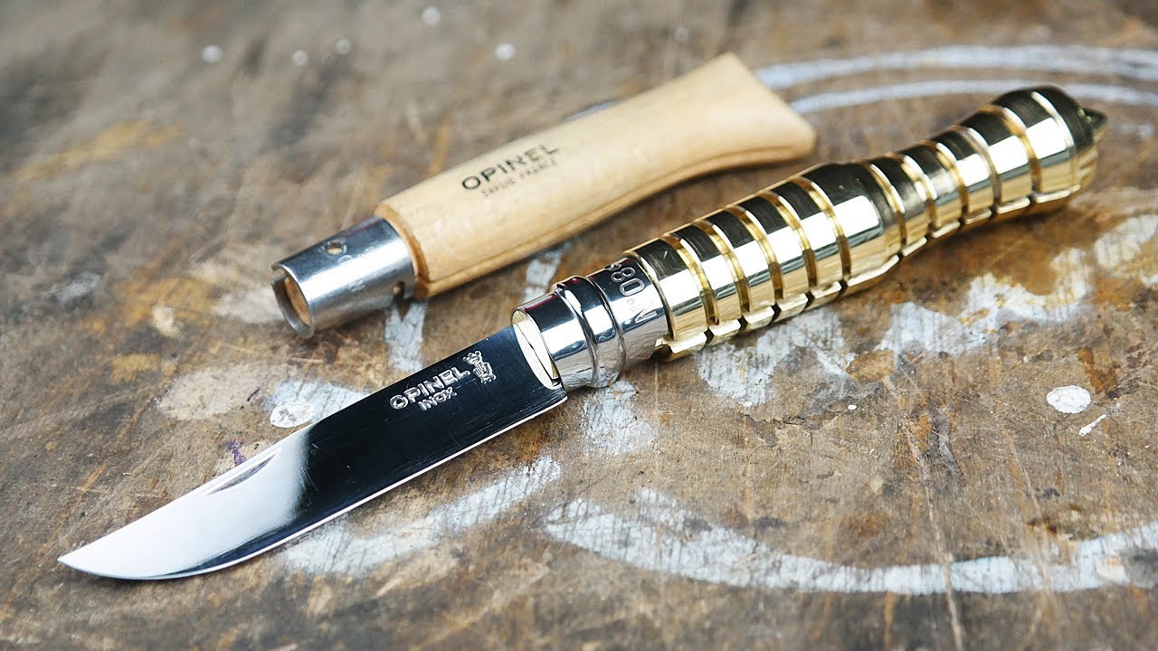 2만원 짜리 오피넬 나이프 50만원 짜리로 만들기 / Making a $20 Opinel Knife into $500 Opinel Knife