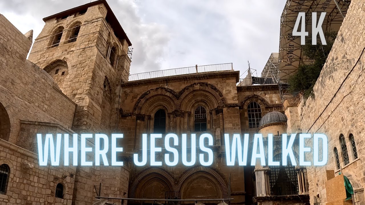 Next to Where Jesus Woke Up: Holy Sepulchre Area Walk - Jerusalem Old city - 4K 2023
