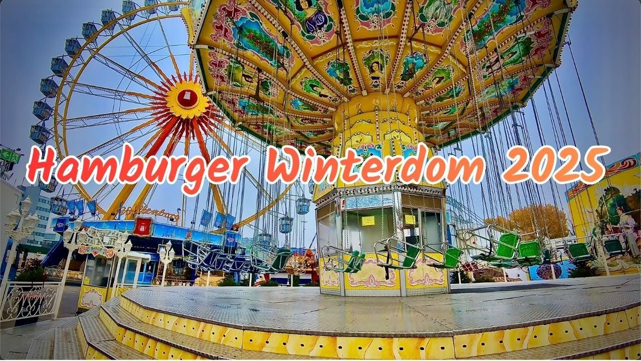 Hamburger Winterdom 2025 🌟 Eröffnung & Rundgang | Winterliche Kirmes-Stimmung in Hamburg🎄