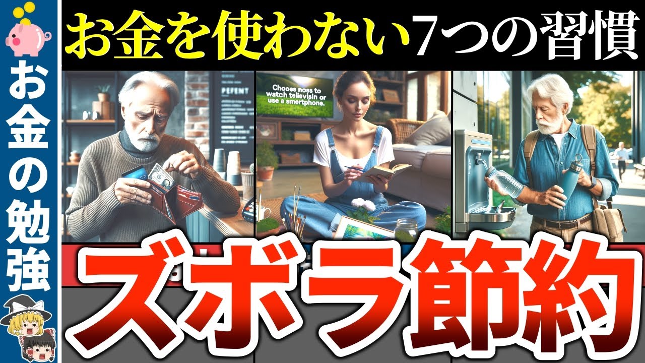 【40代50代】ズボラでもできるお金を使わないための７つの習慣