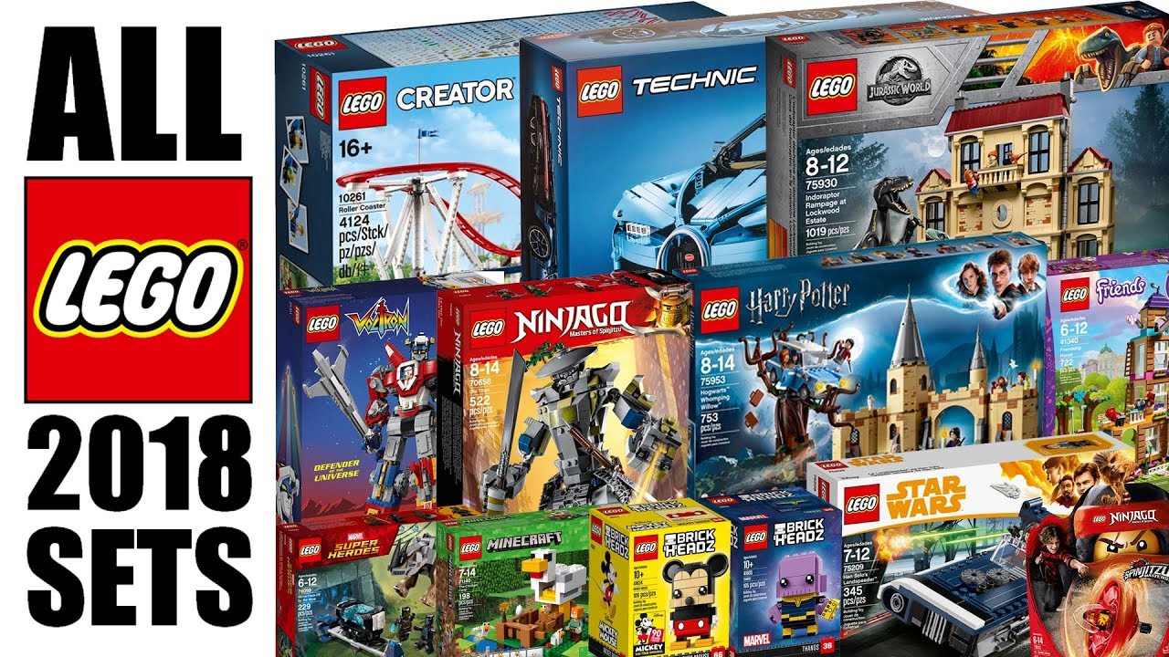 ALL 350+ LEGO SETS in 2018!