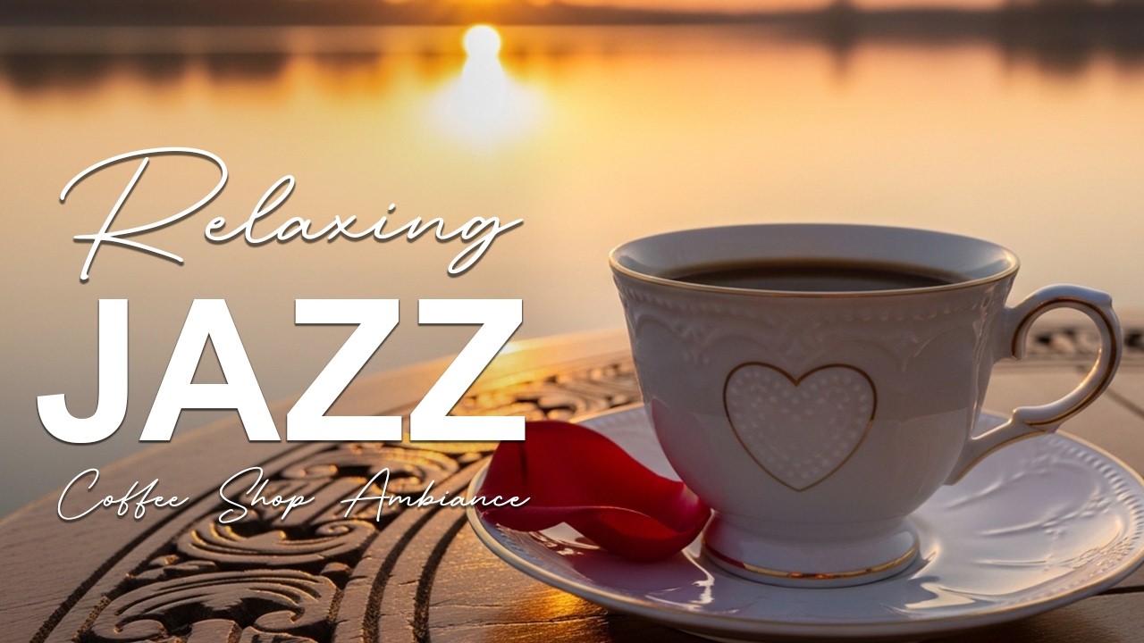 Relaxing Jazz  ☕ Coffee Shop Ambiance & Bossa Nova Piano for Peaceful Focus and Happy Mood