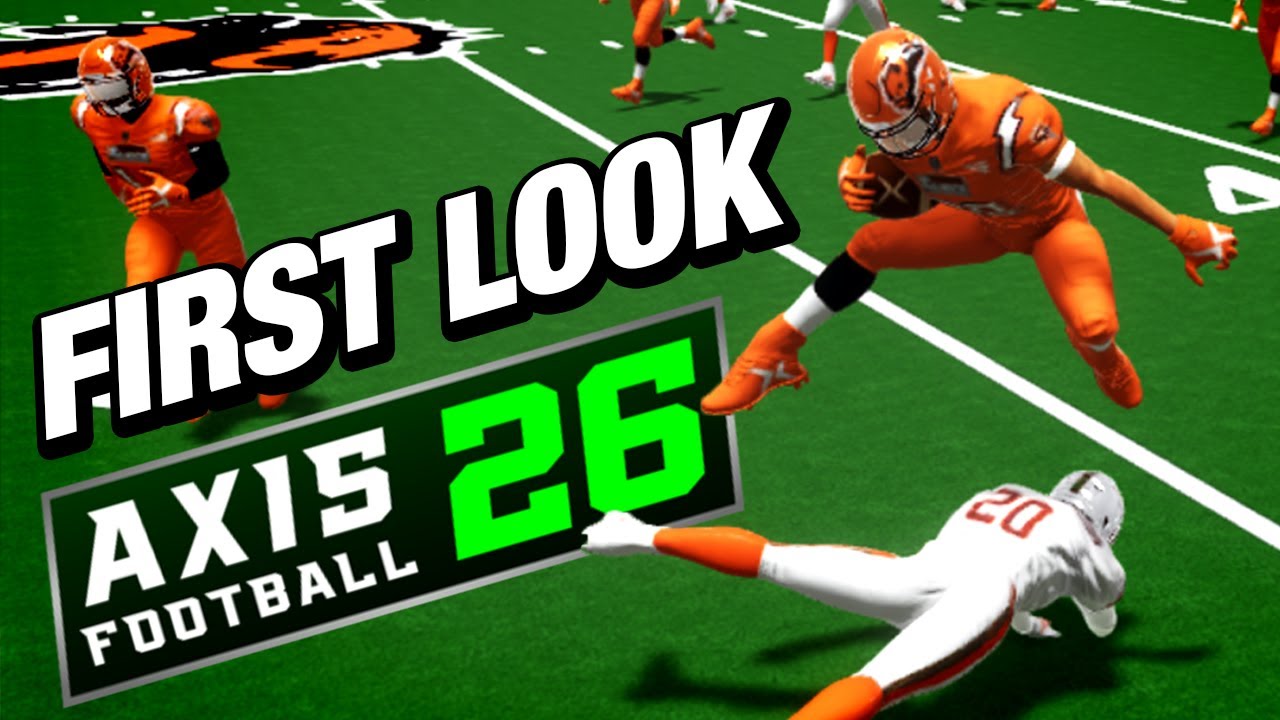 Axis Football 2026 Gameplay, Franchise First Look