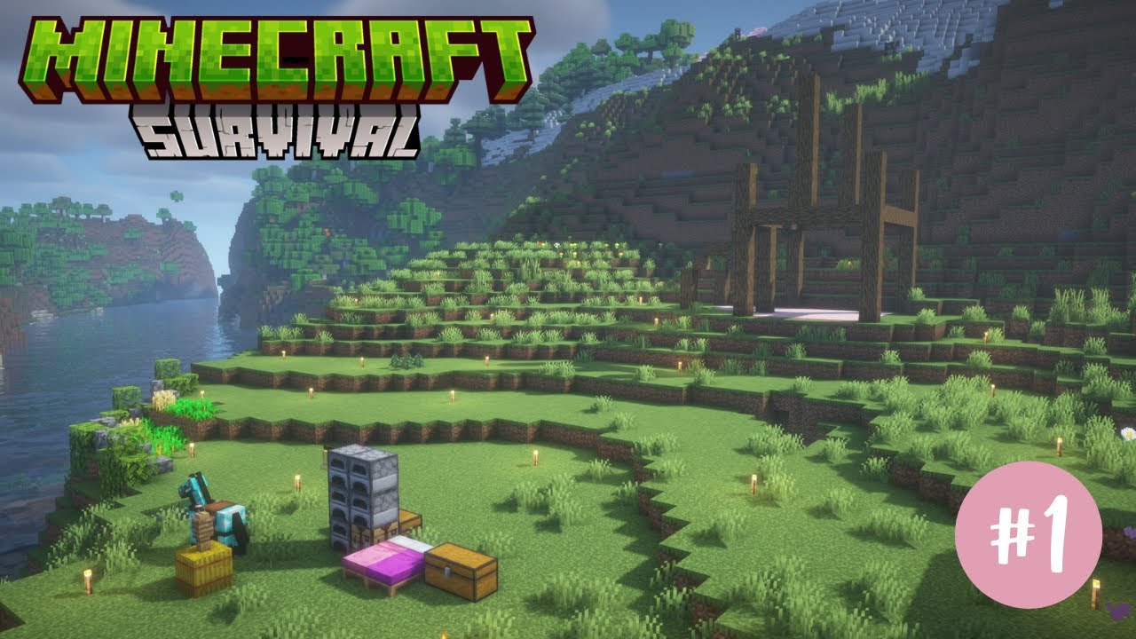 Minecraft Let's Play | Ep 1 - Foundations | Survival Multiplayer