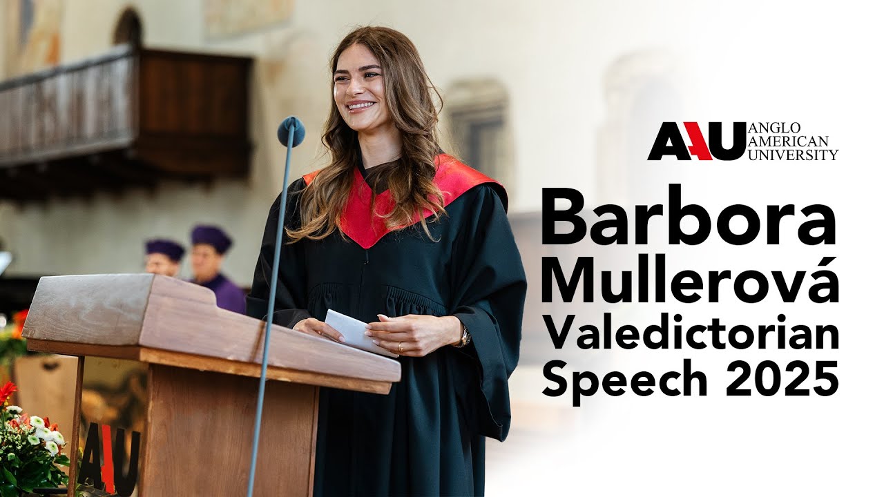 Valedictorian Address by Barbora Mullerová | Anglo-American University Graduation 2025