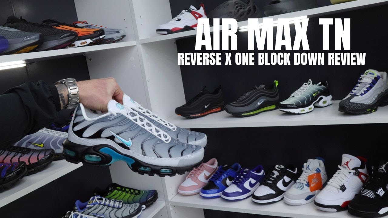 HOW FIRE IS THIS TN COLLAB!? Reverse x One Block Down AIR MAX PLUS Clear Fog Review
