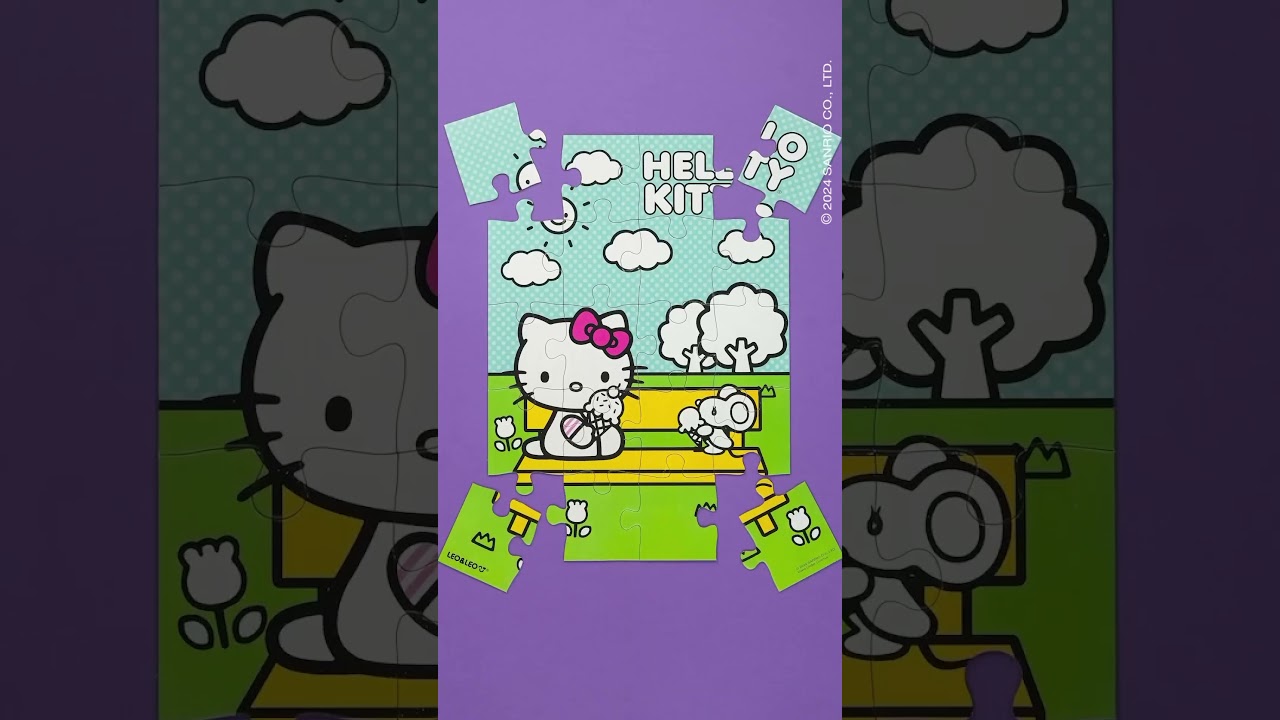 🤩🧠 Desafio da #hellokitty #leoeleo #brinquedoeducativo