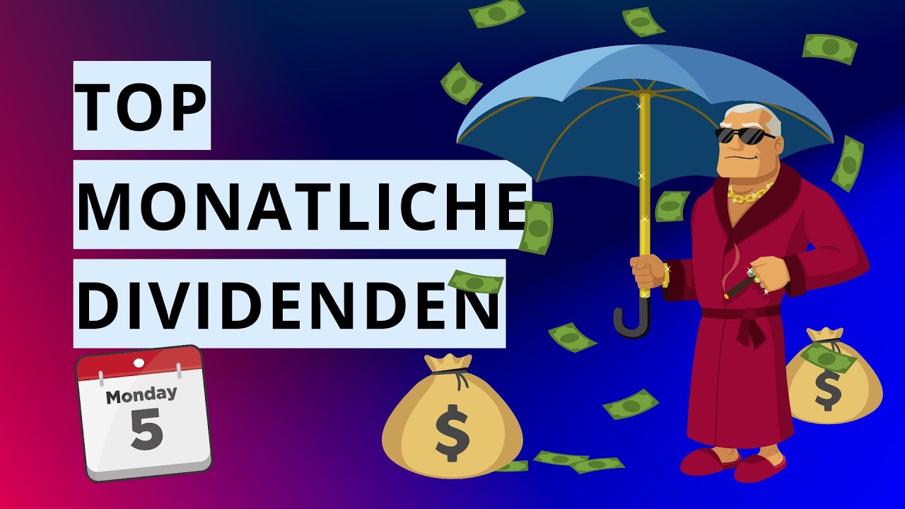 5 Aktien mit MONATLICHER DIVIDENDE 📆💰