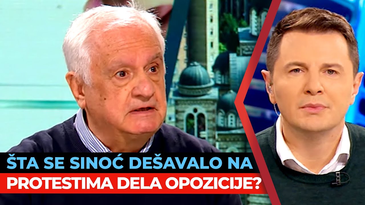 Šta se sinoć dešavalo na protestima dela opozicije? I Božidar Spasić I URANAK1