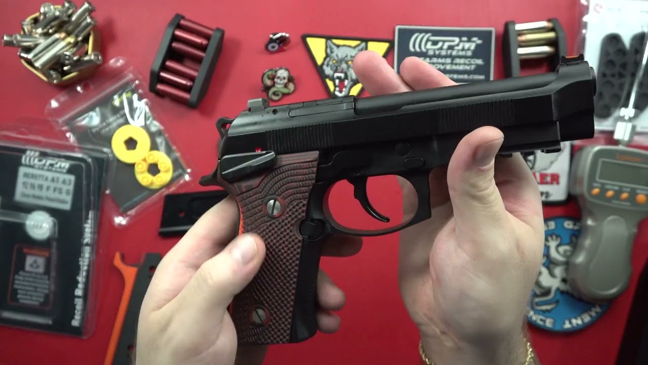 Beretta 92GTS с рукоятками LOK и системой DPM