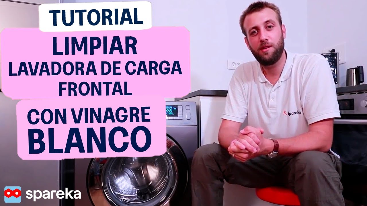 Cómo limpiar tu lavadora de carga frontal con vinagre blanco