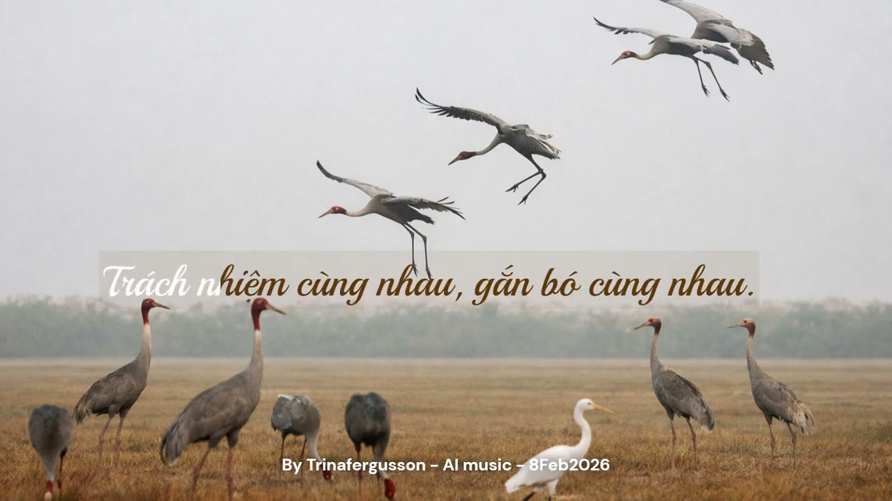 CÁNH HẠC THIÊNG VỀ🎵 Vietnamese folk style