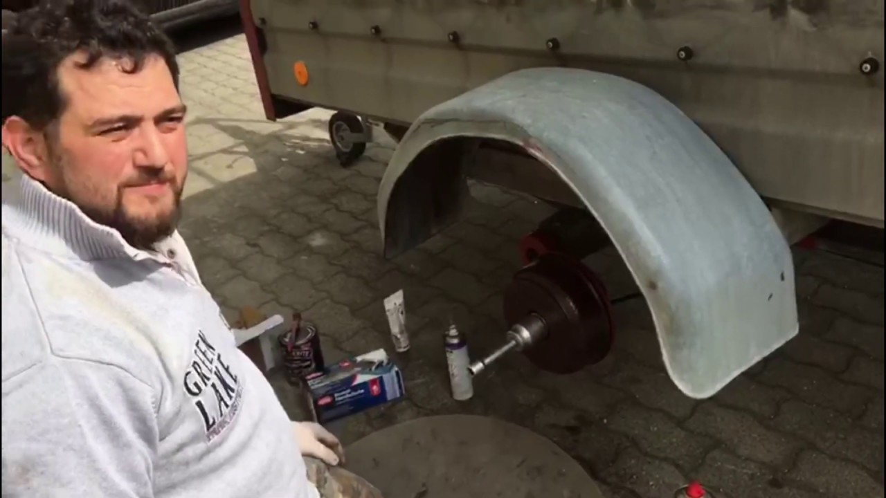 Bremsen Anhänger TÜV klarmachen  Stema 1200kg Part2