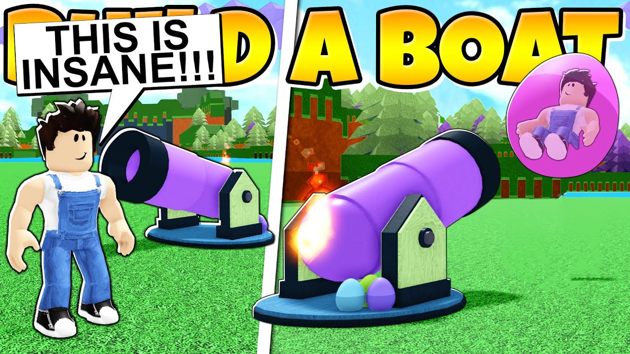 EVERYTHING THERE IS TO KNOW ABOUT THE EGG CANON! Build a Boat