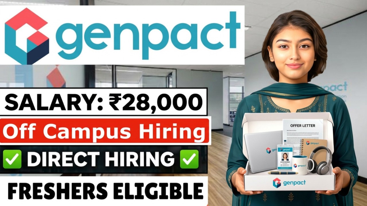 Genpact Hiring Freshers 2026 🔥 Process Associate Job | Any Graduate Eligible | Apply Now